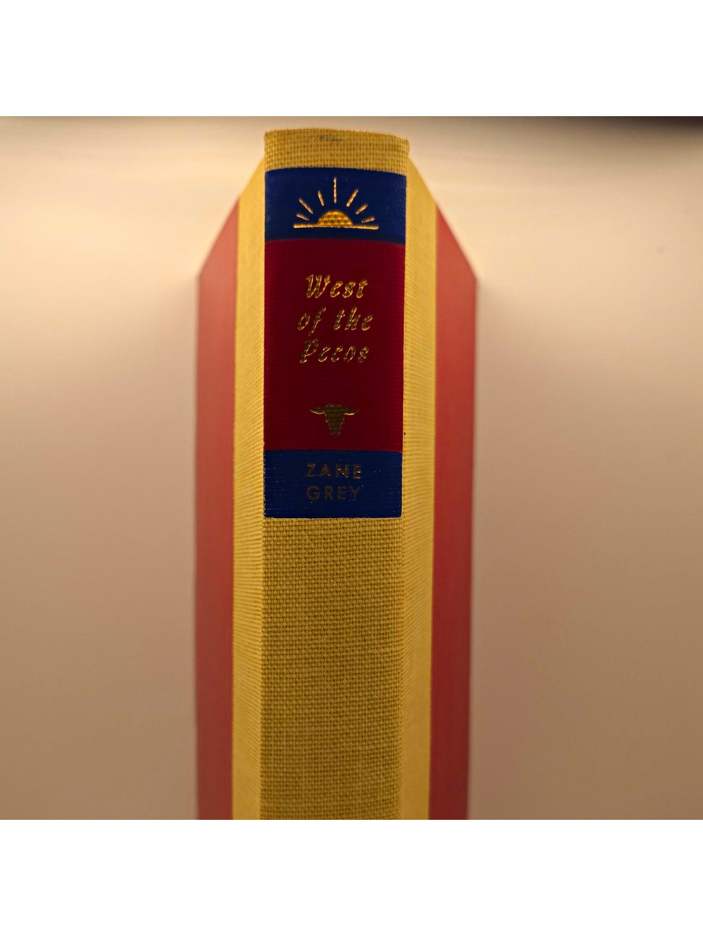 Zane Grey West of the Pecos HC Clothbound Novel Walter J. Black, Inc. 1922